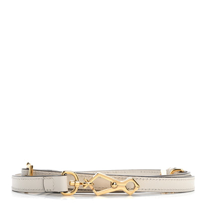 Gucci Calfskin 25mm Adjustable Shoulder Strap White 1 of 7