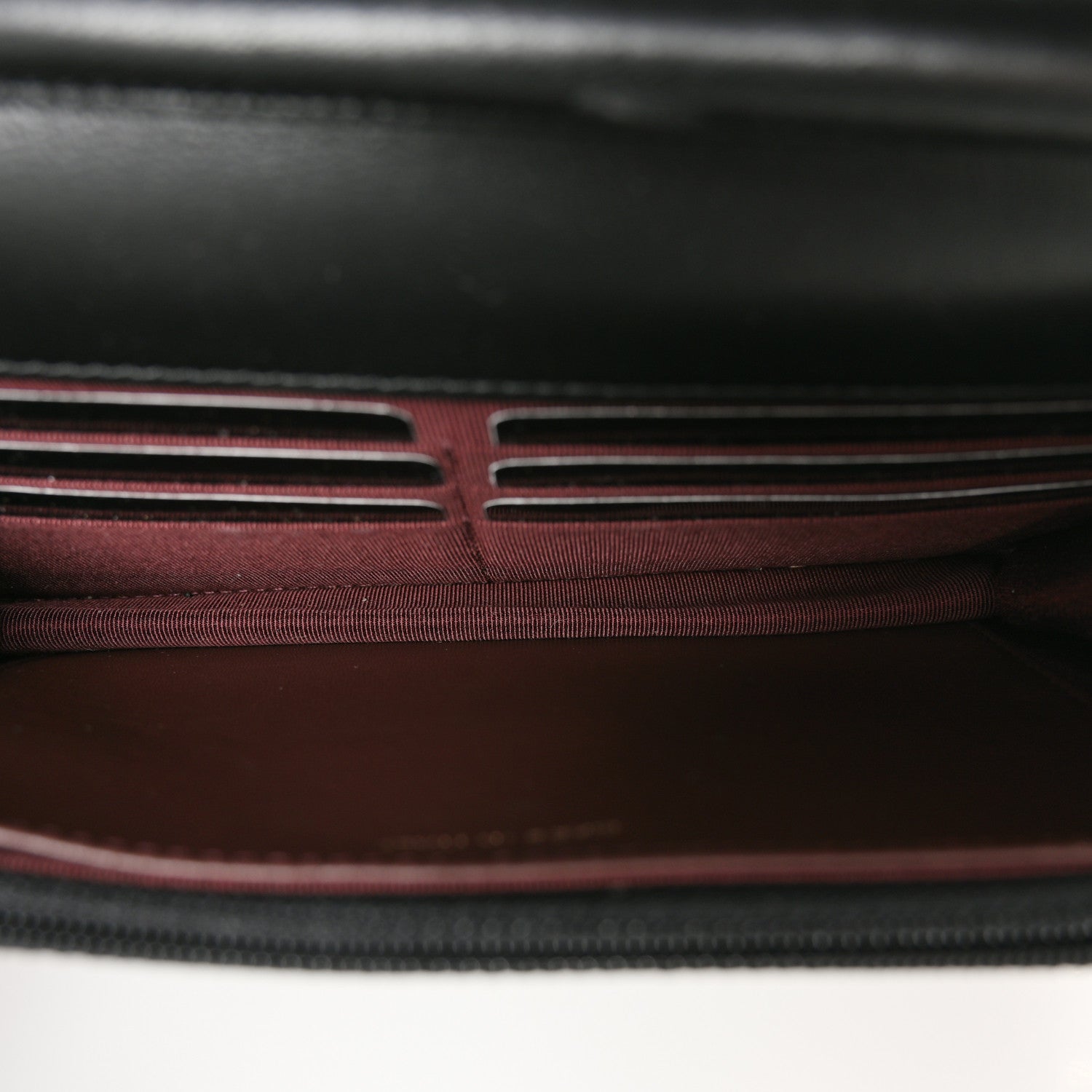 Chanel Lambskin Quilted Wallet On Chain WOC Black 5 of 12