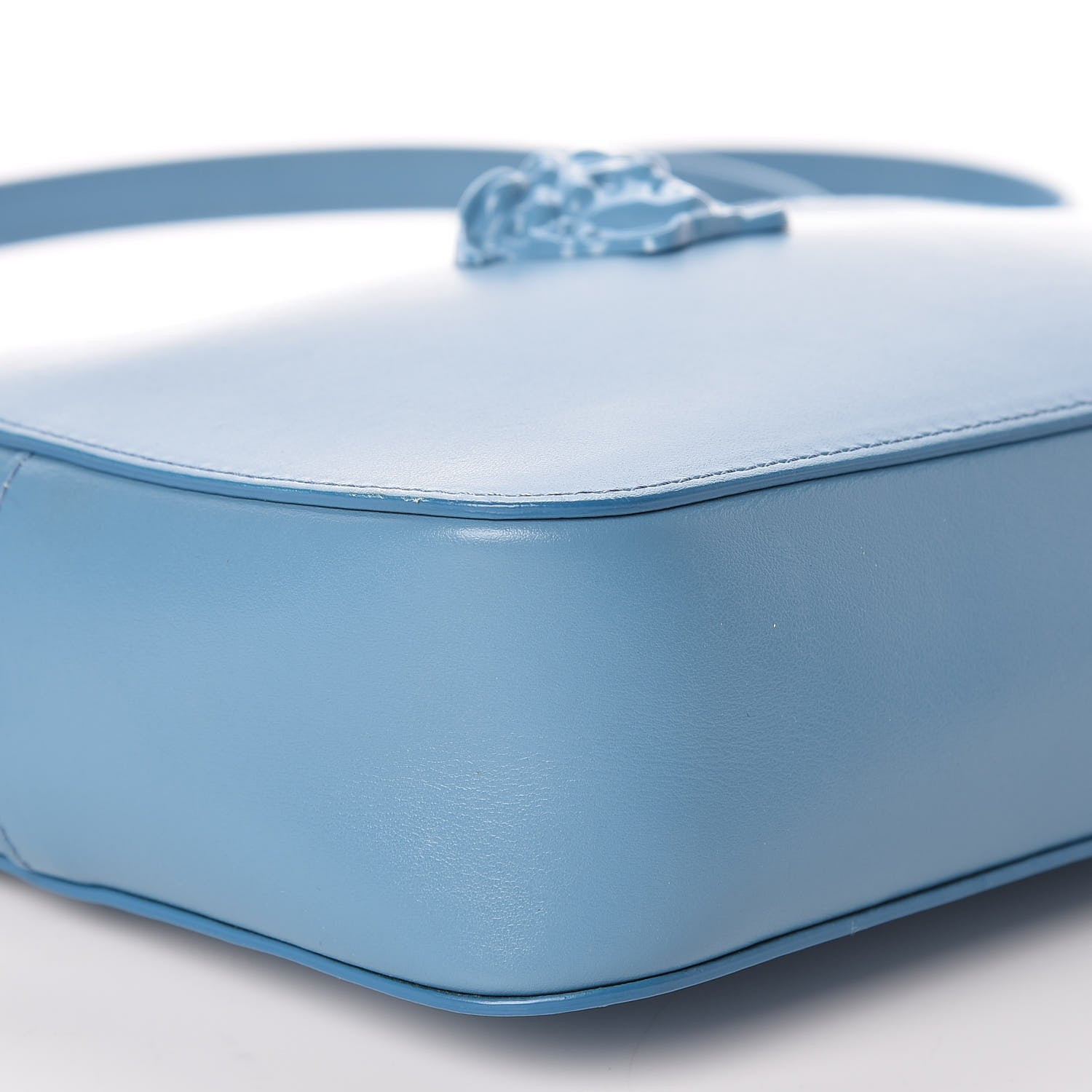 Versace Calfskin Palazzo Medusa Camera Bag Blue 7 of 8