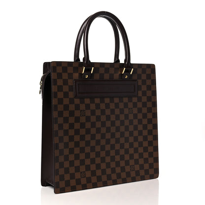 Louis Vuitton Damier Ebene Venice Sac Plat GM 3 of 11