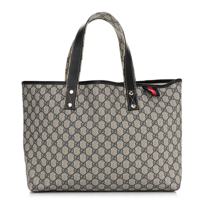 Gucci GG Plus Monogram Medium Signature Web Loop Tote Navy 1 of 12