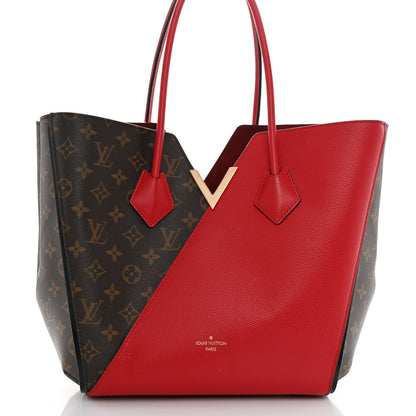 Louis Vuitton Calfskin Monogram Kimono Tote Cherry 7 of 10