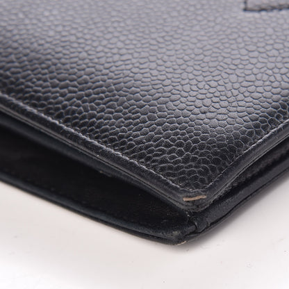 Chanel Caviar Timeless CC Yen Wallet Black 12 of 14