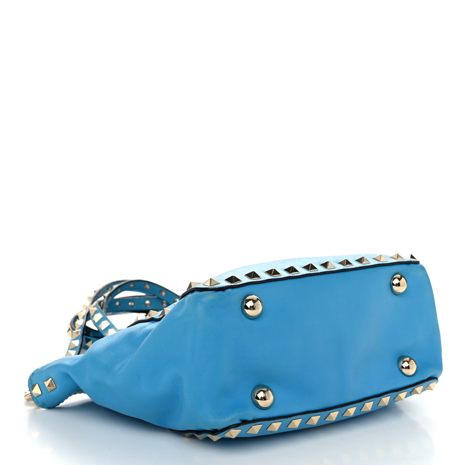 Valentino Garavani Vitello Mini Rockstud Tote Parrot 4 of 15