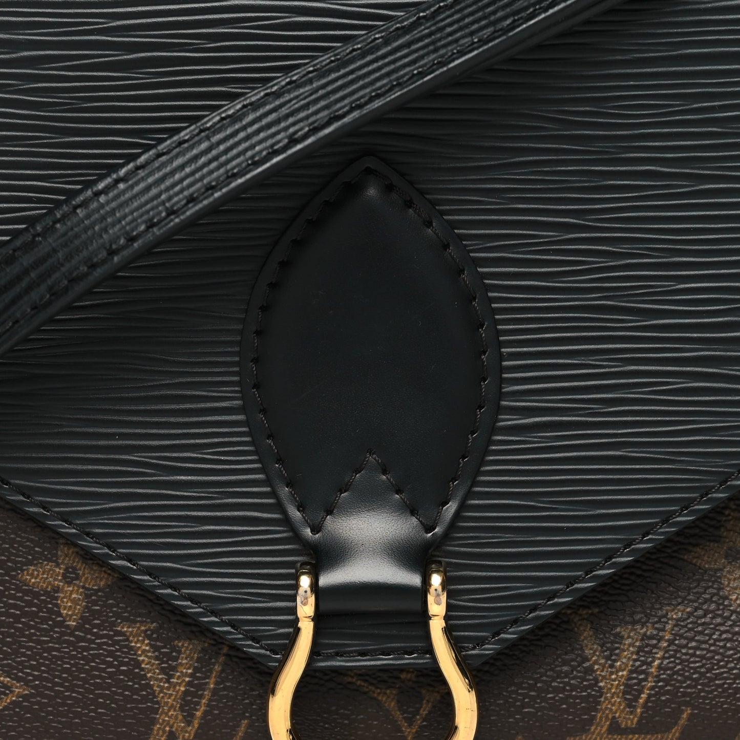 Epi Monogram Saint Michel Black