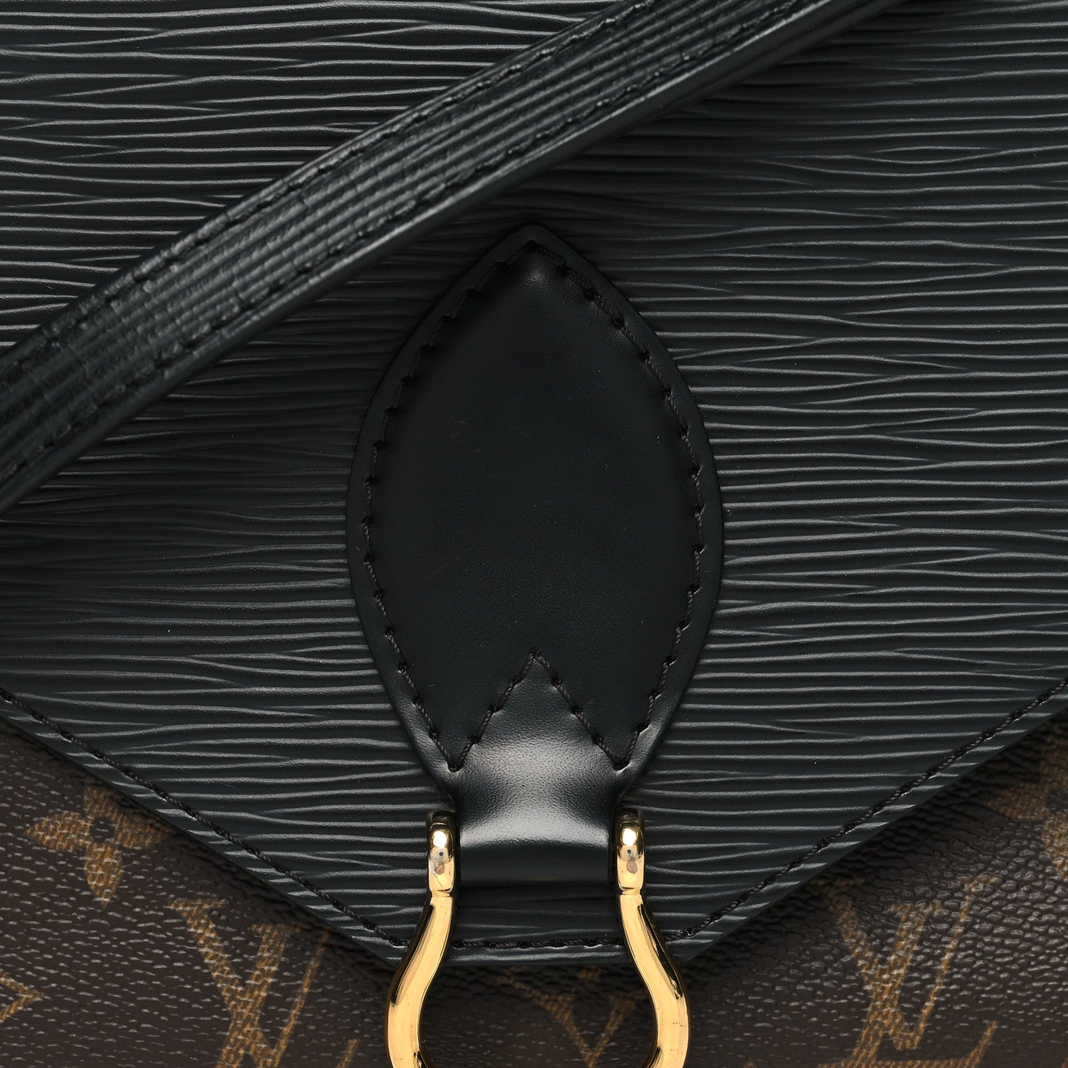 Louis Vuitton Epi Monogram Saint Michel Black 6 of 9