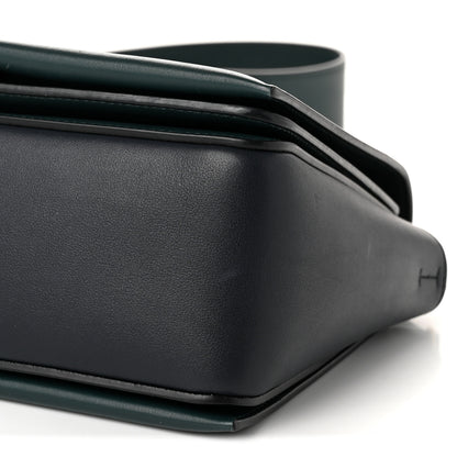 Celine Shiny Smooth Calfskin Medium Frame Shoulder Bag Amazone Dark Navy 10 of 10