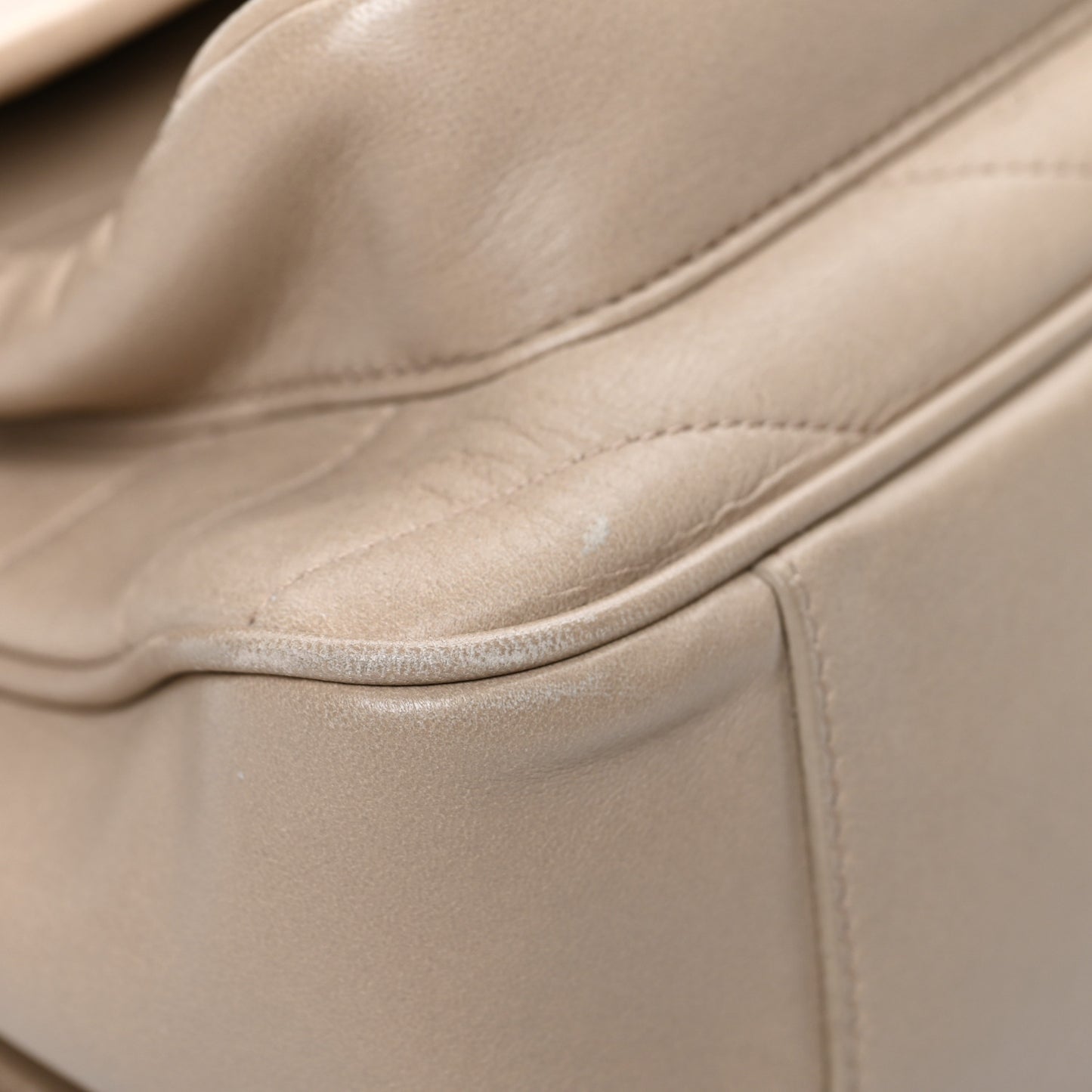 Lambskin Matelasse Monogram Medium Niki Chain Satchel Dark Beige