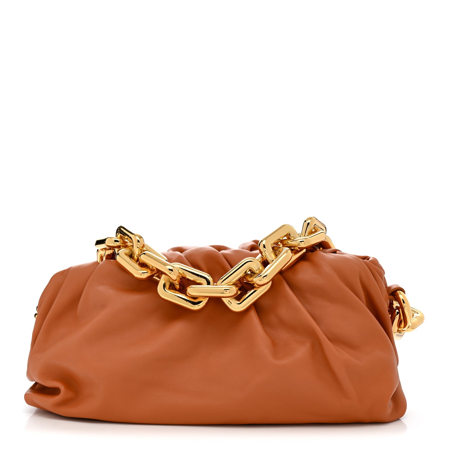 Bottega Veneta Calfskin The Pouch Chain Clay 1 of 10