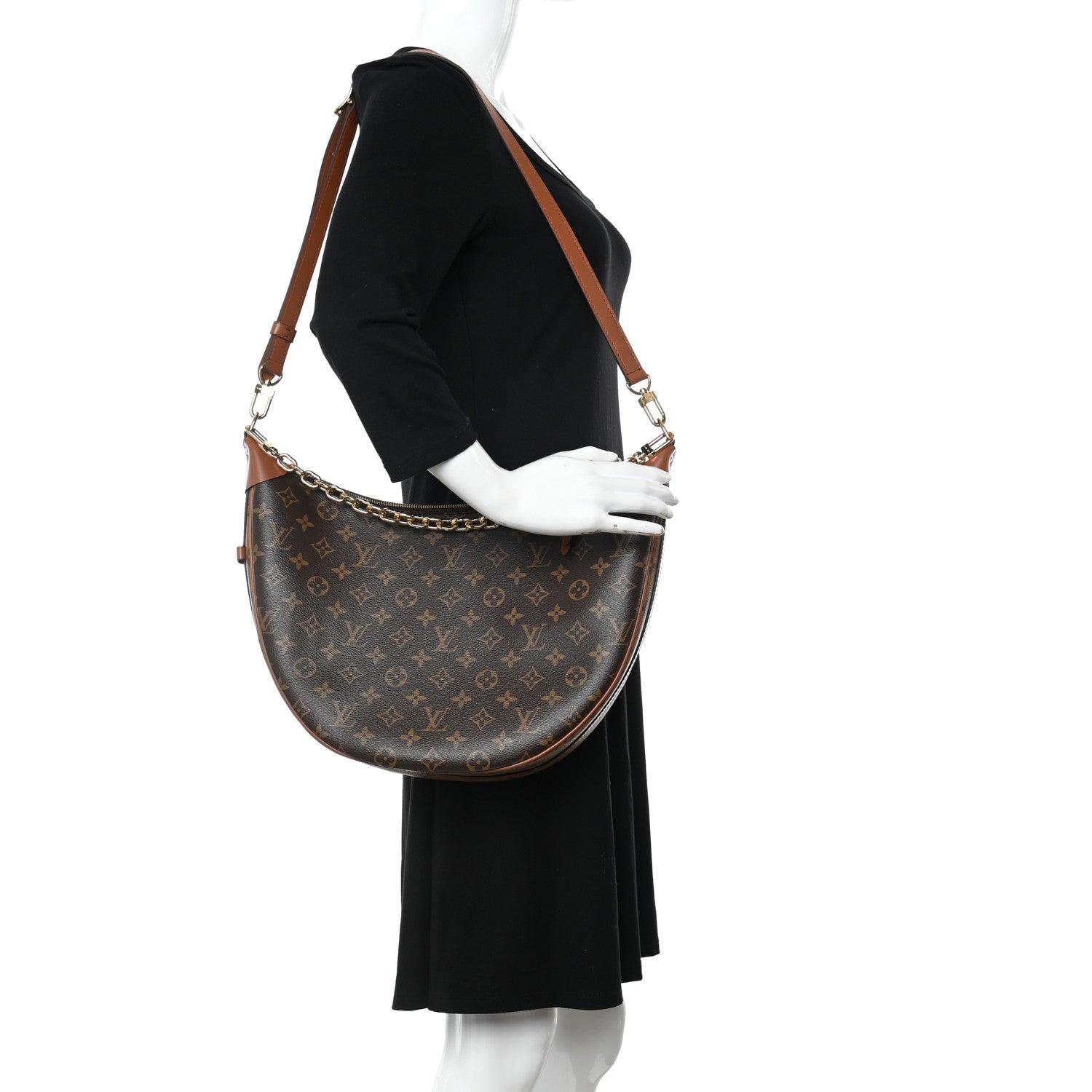 Louis Vuitton Reverse Monogram Loop Hobo 2 of 11