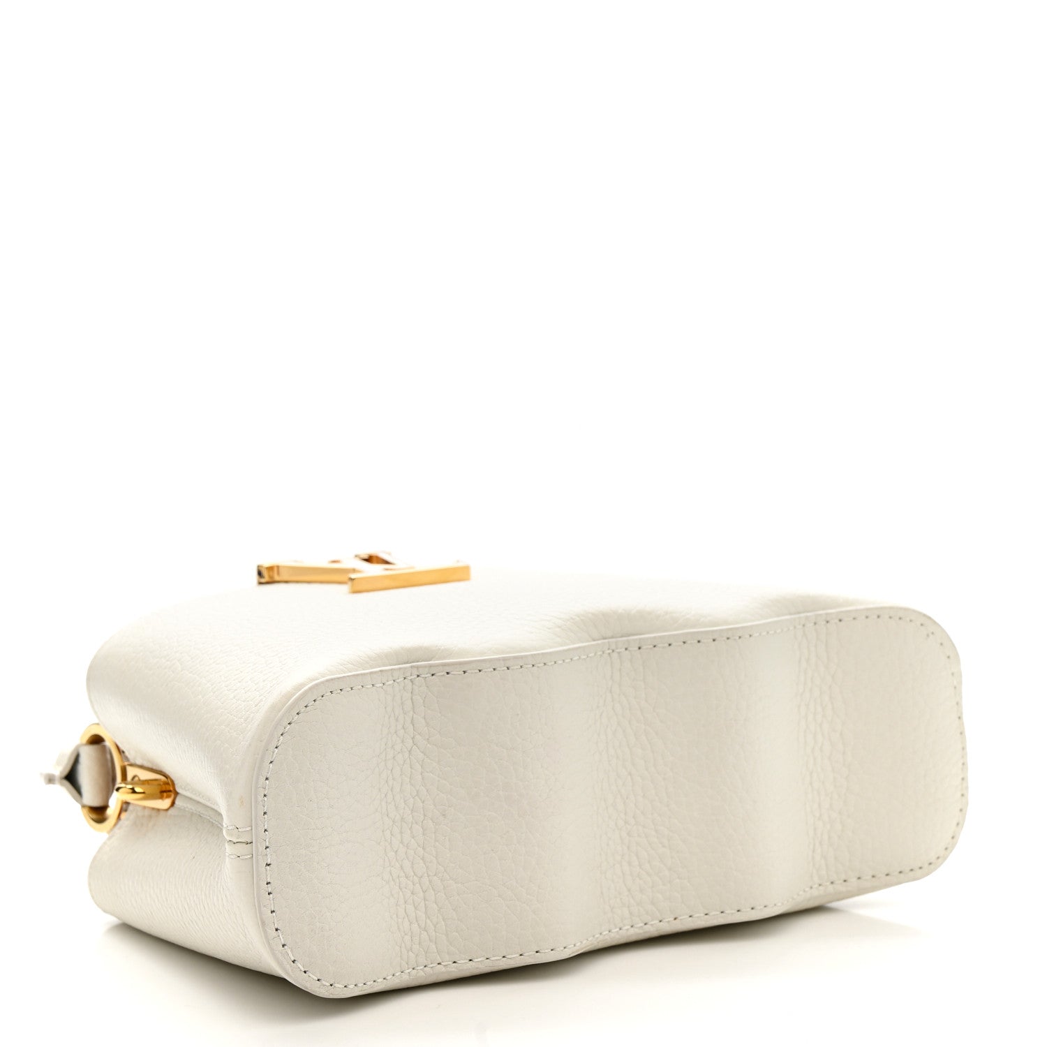 Louis Vuitton Taurillon Capucines Capushell Mini White 4 of 10