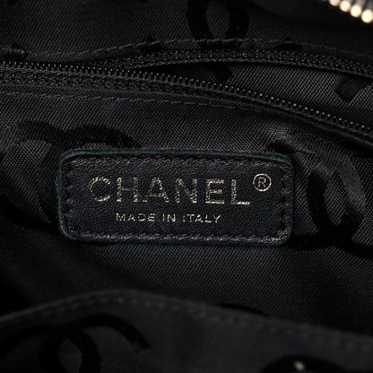 Chanel Calfskin Contrast Stitch Surpique Bowler Black 6 of 16