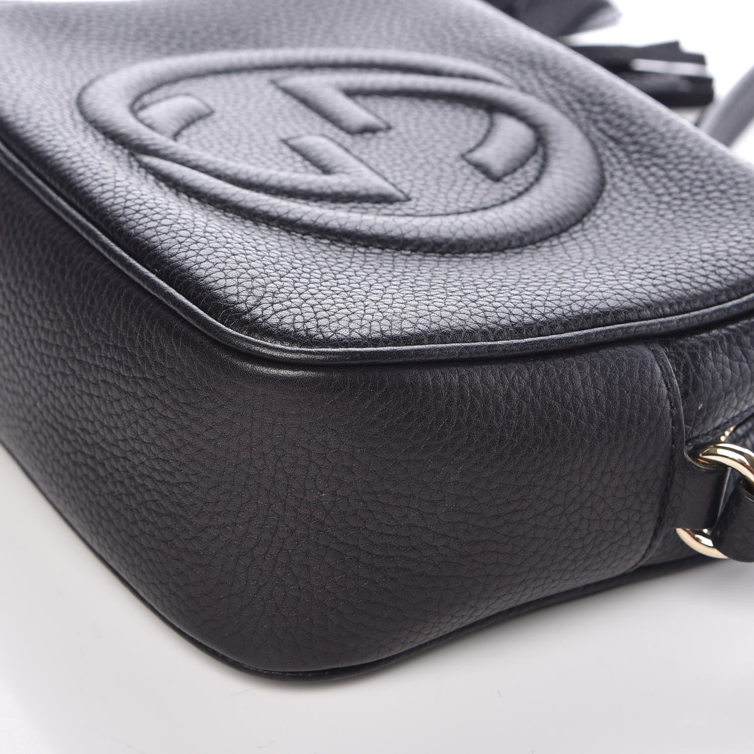 Gucci Pebbled Calfskin Small Soho Disco Bag Black 9 of 9