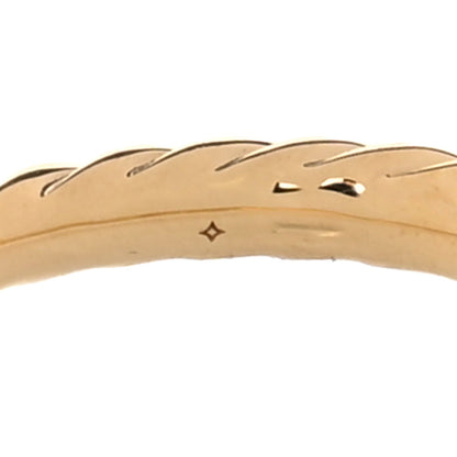 David Yurman 18K Yellow Gold Diamond Petite X Ring 49 5 5 of 6