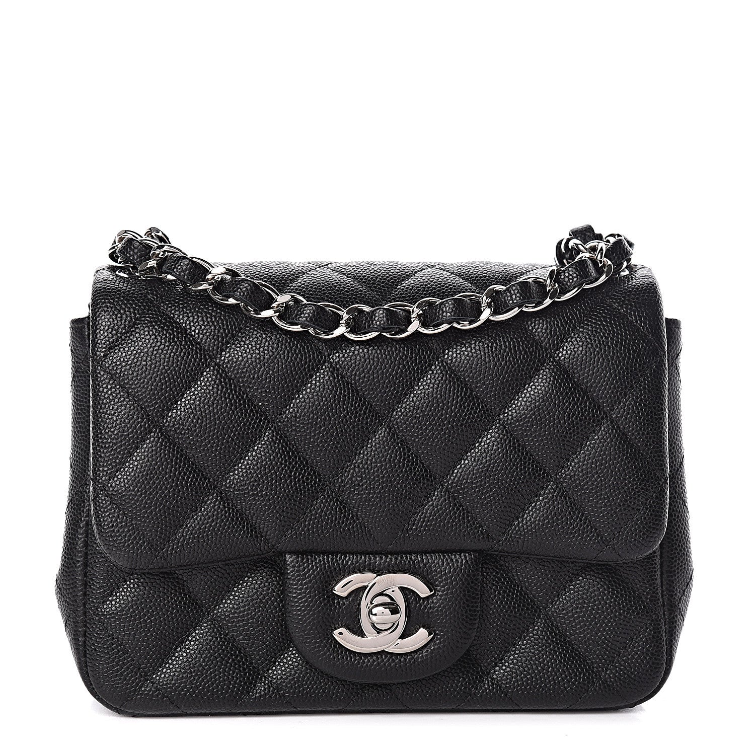 Chanel Caviar Quilted Mini Square Flap Black 1 of 10