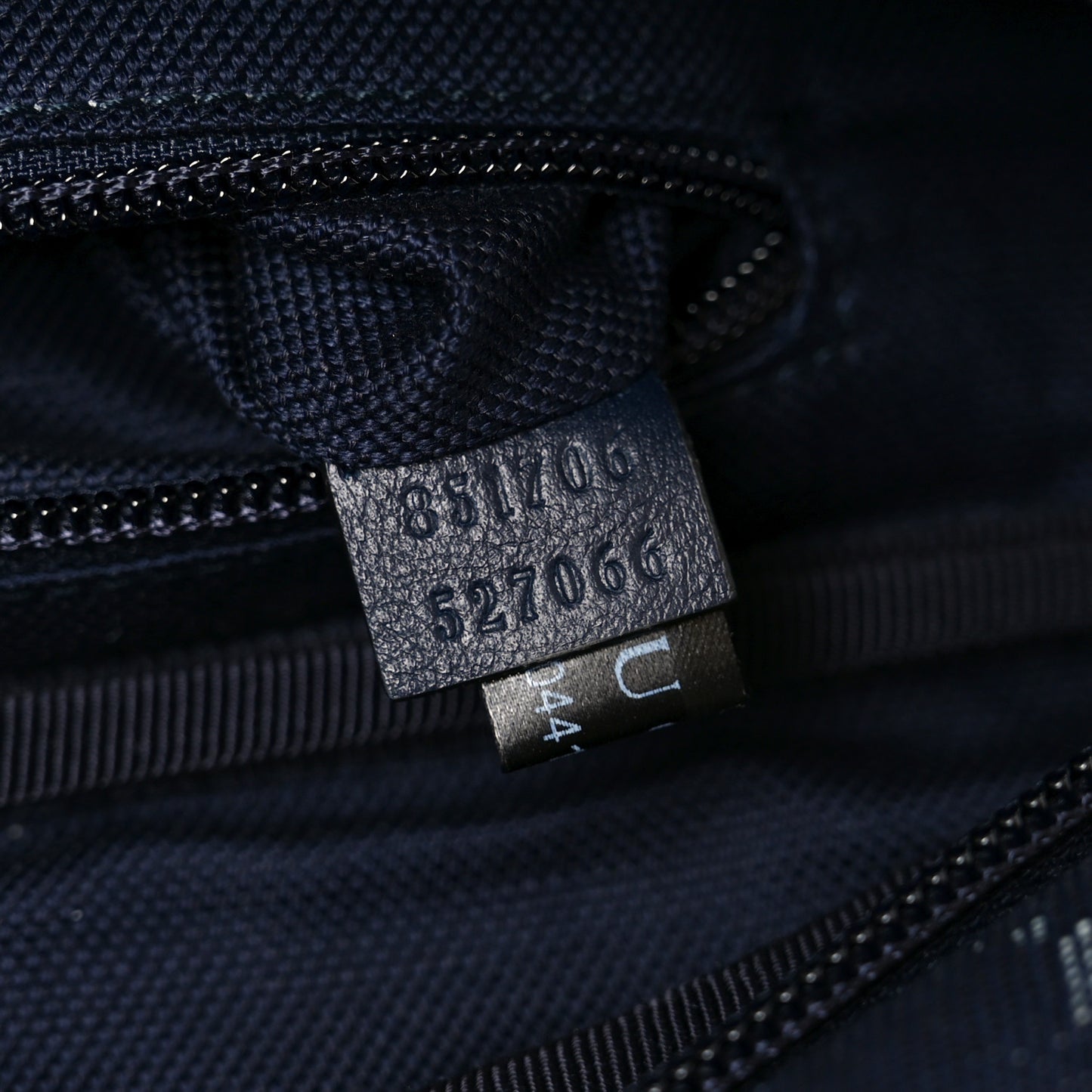 Denim Monogram Web Belt Bag Blue Multicolor