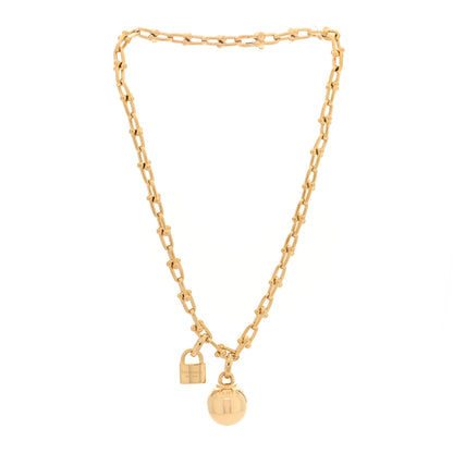 Tiffany 18K Yellow Gold HardWear Small Single Wrap Necklace 3 of 5