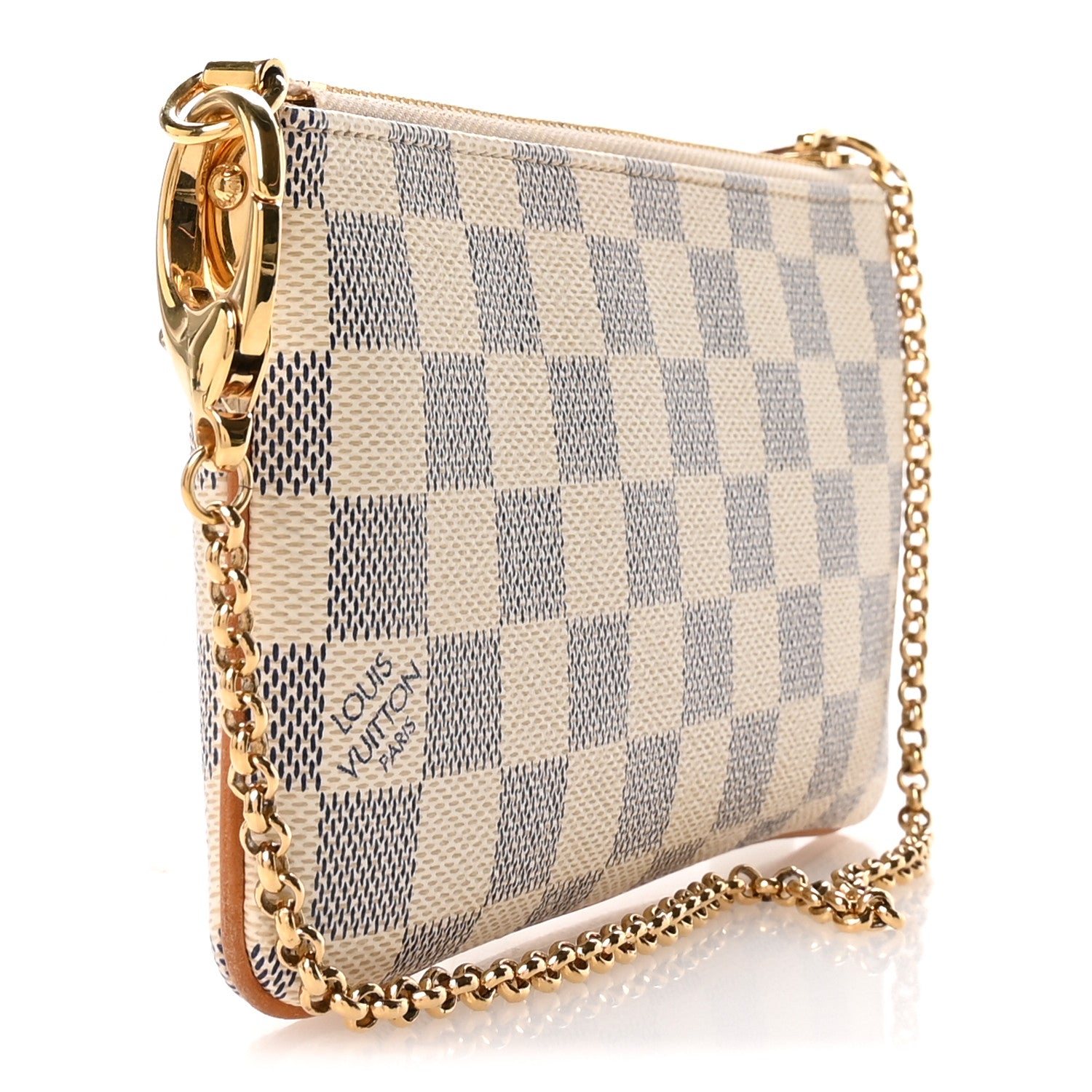 Louis Vuitton Damier Azur Pochette Milla MM 3 of 10