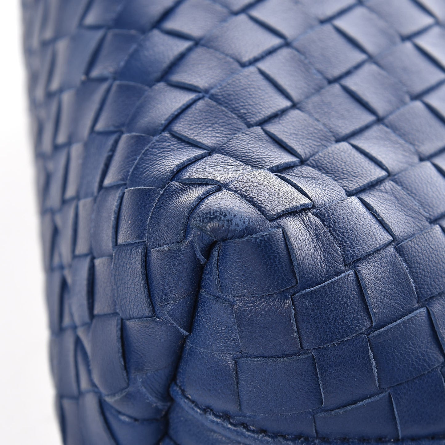 Nappa Intrecciato Cosmetic Case Cobalt
