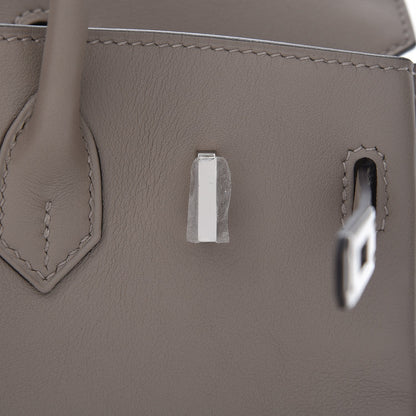 Hermes Swift Birkin 25 Gris Asphalte 14 of 33