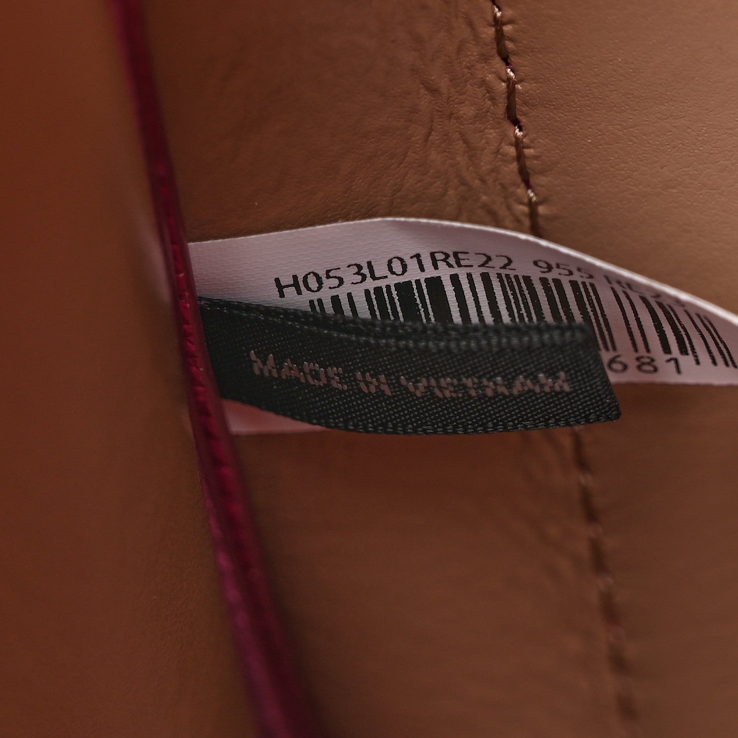 Marc Jacobs Grained Calfskin Mini The Tote Bag Lipstick Pink 6 of 9