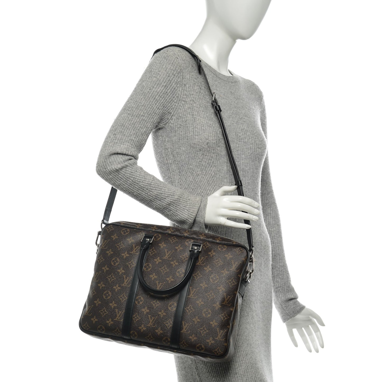 Monogram Macassar Porte-Documents Voyage PM