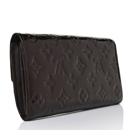Louis Vuitton Vernis Sarah Wallet Amarante 3 of 11