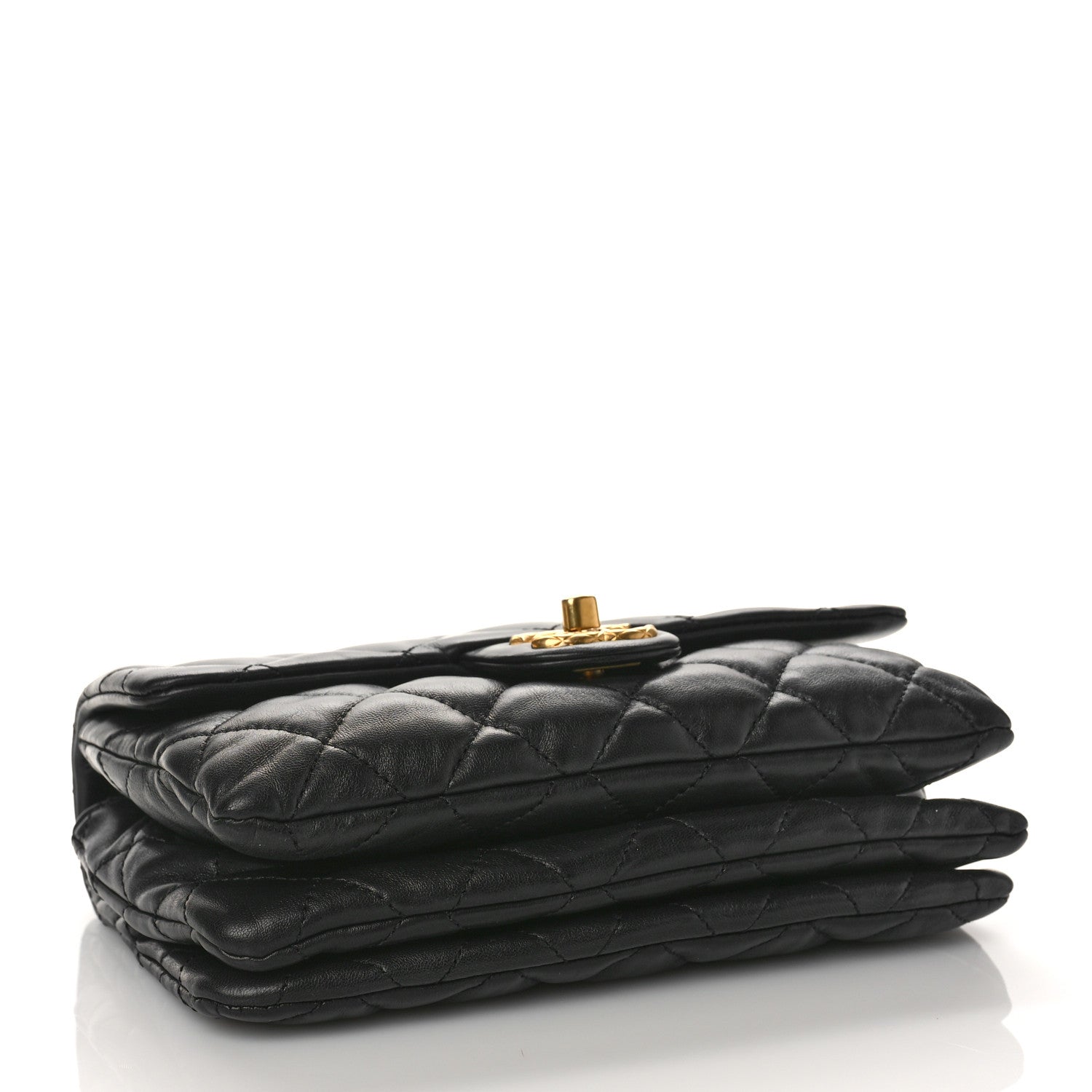 Chanel Lambskin Quilted Small Pillow Crush Flap Black 4 of 9