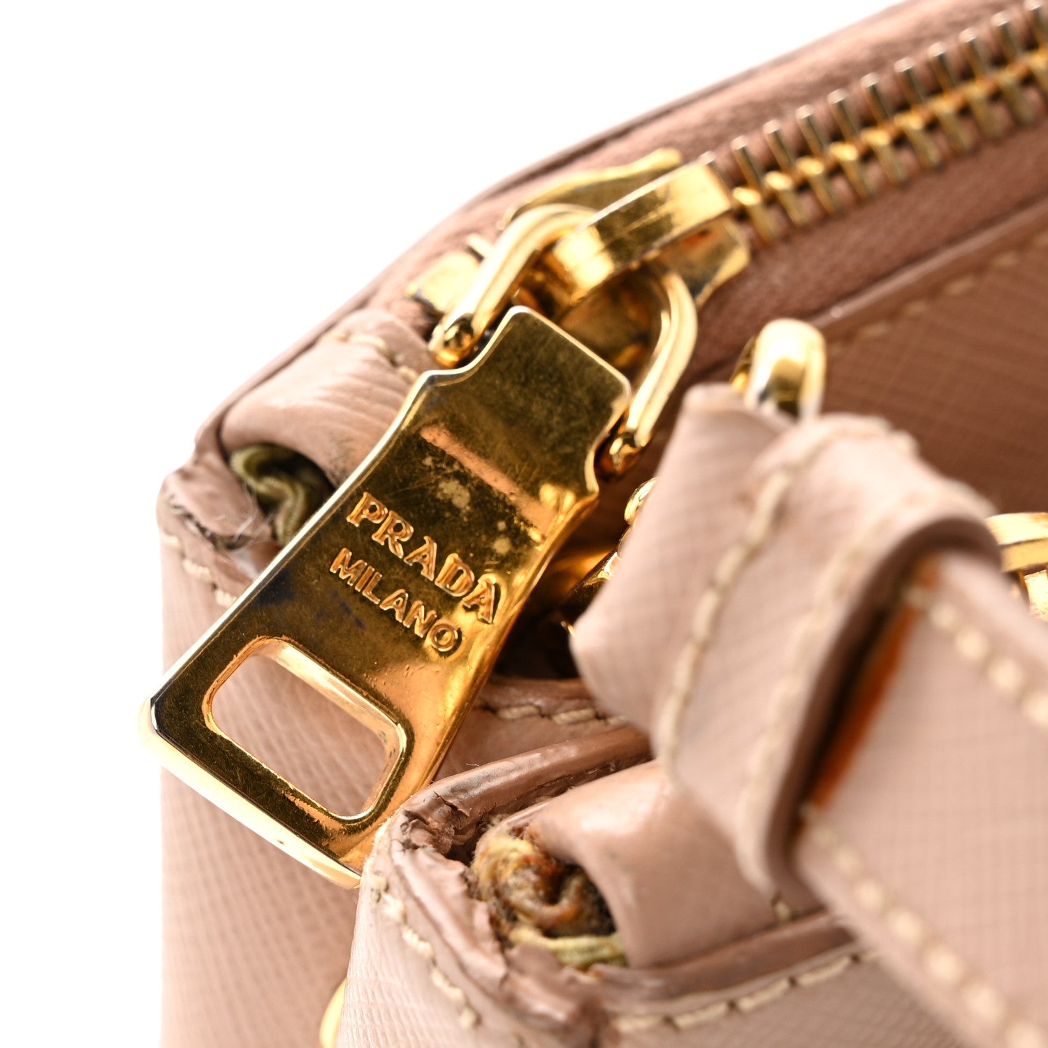 Prada Saffiano Small Galleria Double Zip Tote Cammeo 14 of 18