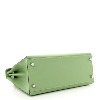 Hermes Epsom Kelly Sellier 28 Vert Criquet 4 of 11