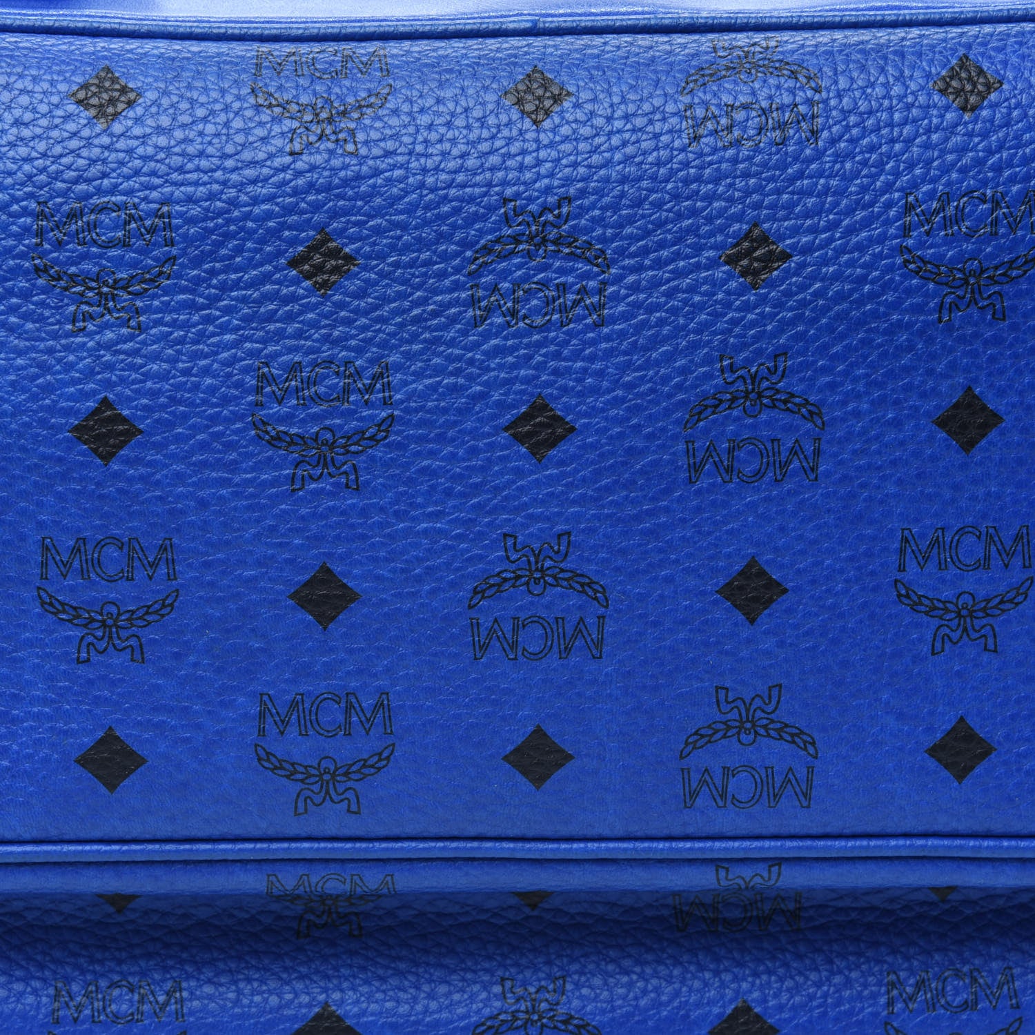 MCM Visetos Medium Sprinkle Stud Stark Backpack Blue 14 of 20