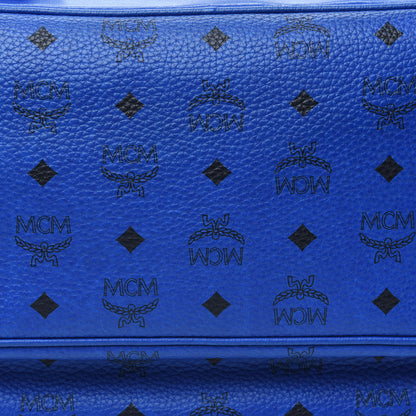 MCM Visetos Medium Sprinkle Stud Stark Backpack Blue 14 of 20