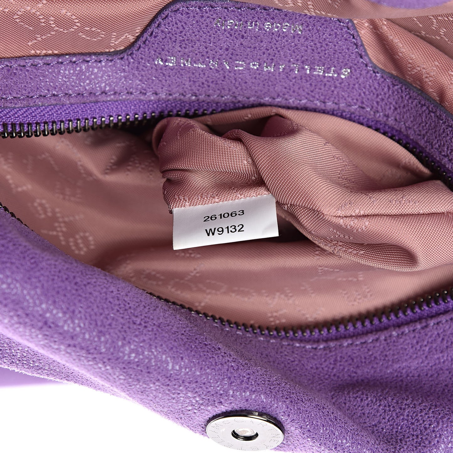 Shaggy Deer Small Falabella Tote Purple
