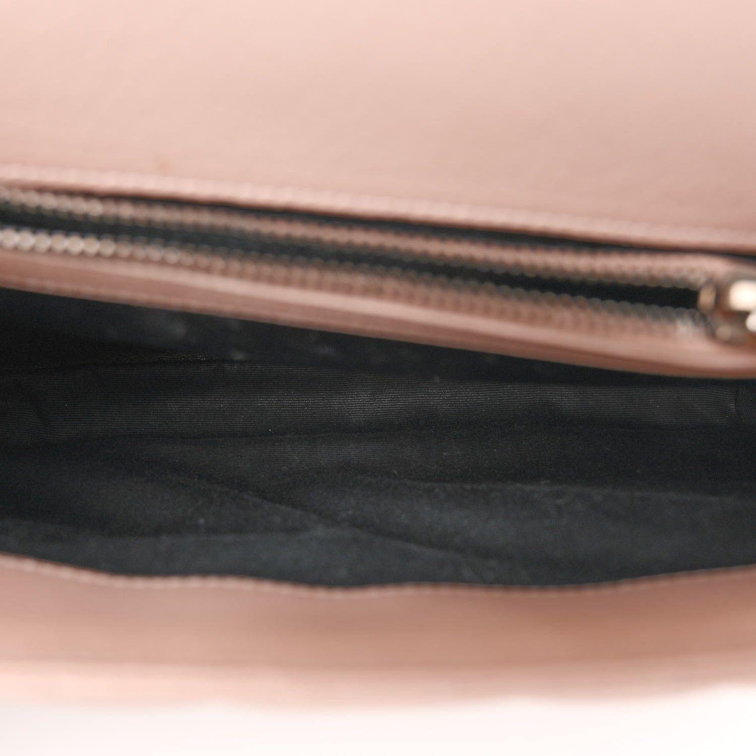 Saint Laurent Sheepskin Matelasse Chevron Monogram Medium College Bag Rose Powder 5 of 10