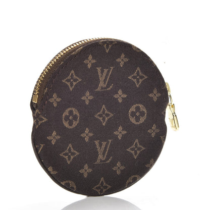 Louis Vuitton Mini Lin Round Coin Purse Ebene 3 of 7