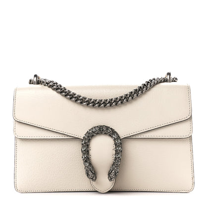 Gucci Textured Calfskin Crystal Small Dionysus Shoulder Bag Mystic White 1 of 12