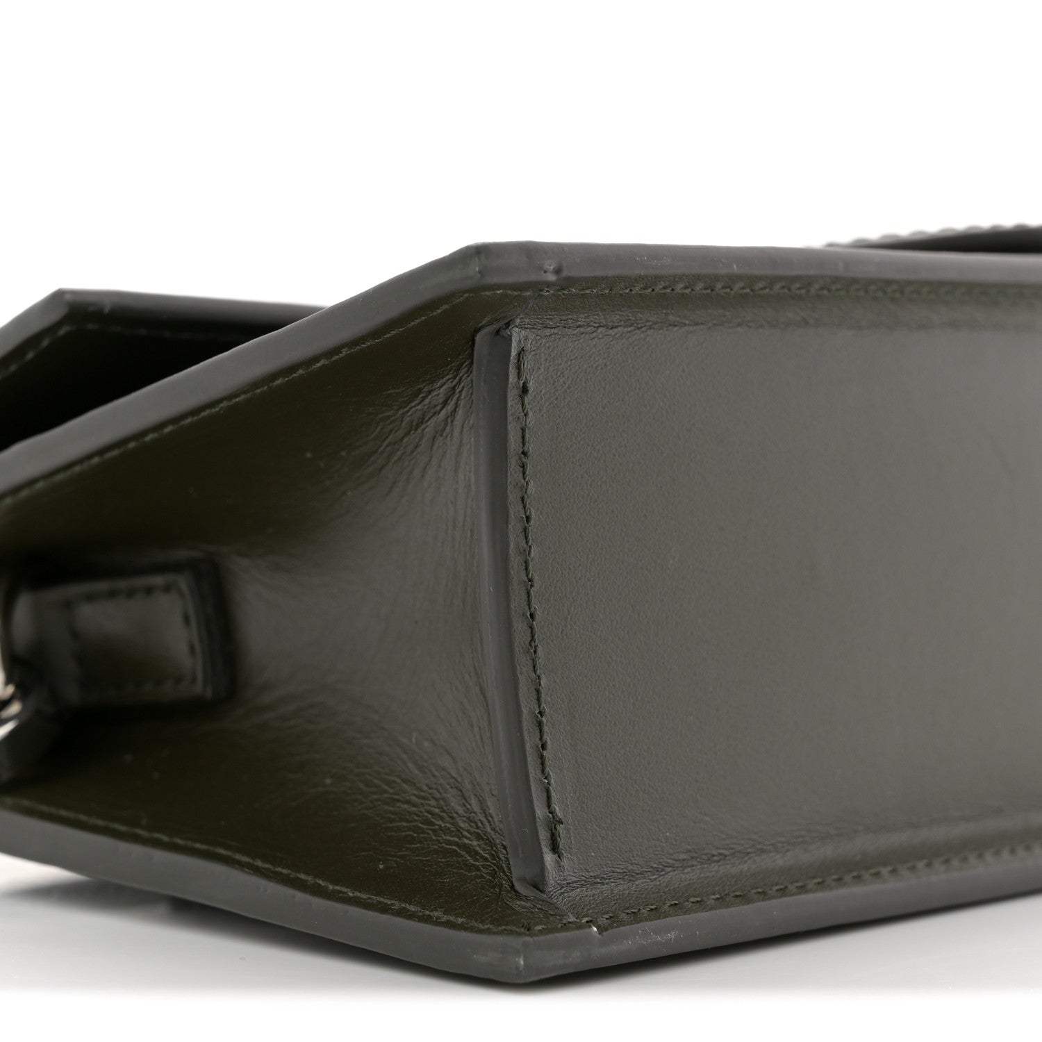 Jacquemus Smooth Calfskin Le Grand Bambino Dark Khaki 8 of 10
