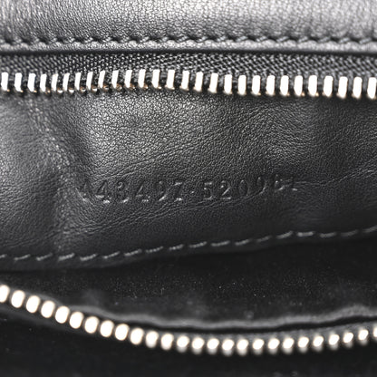 Gucci Satin Sequin Beaded Zebra Small GG Marmont Shoulder Bag Black White 7 of 10