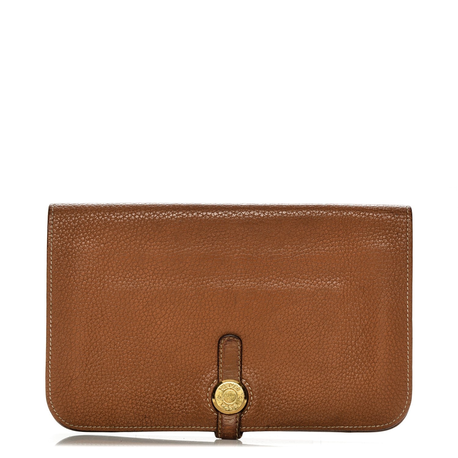 Hermes Togo Dogon Duo Wallet Gold 1 of 16