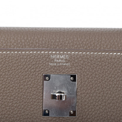Hermes Togo Kelly Retourne 32 Etoupe 8 of 11