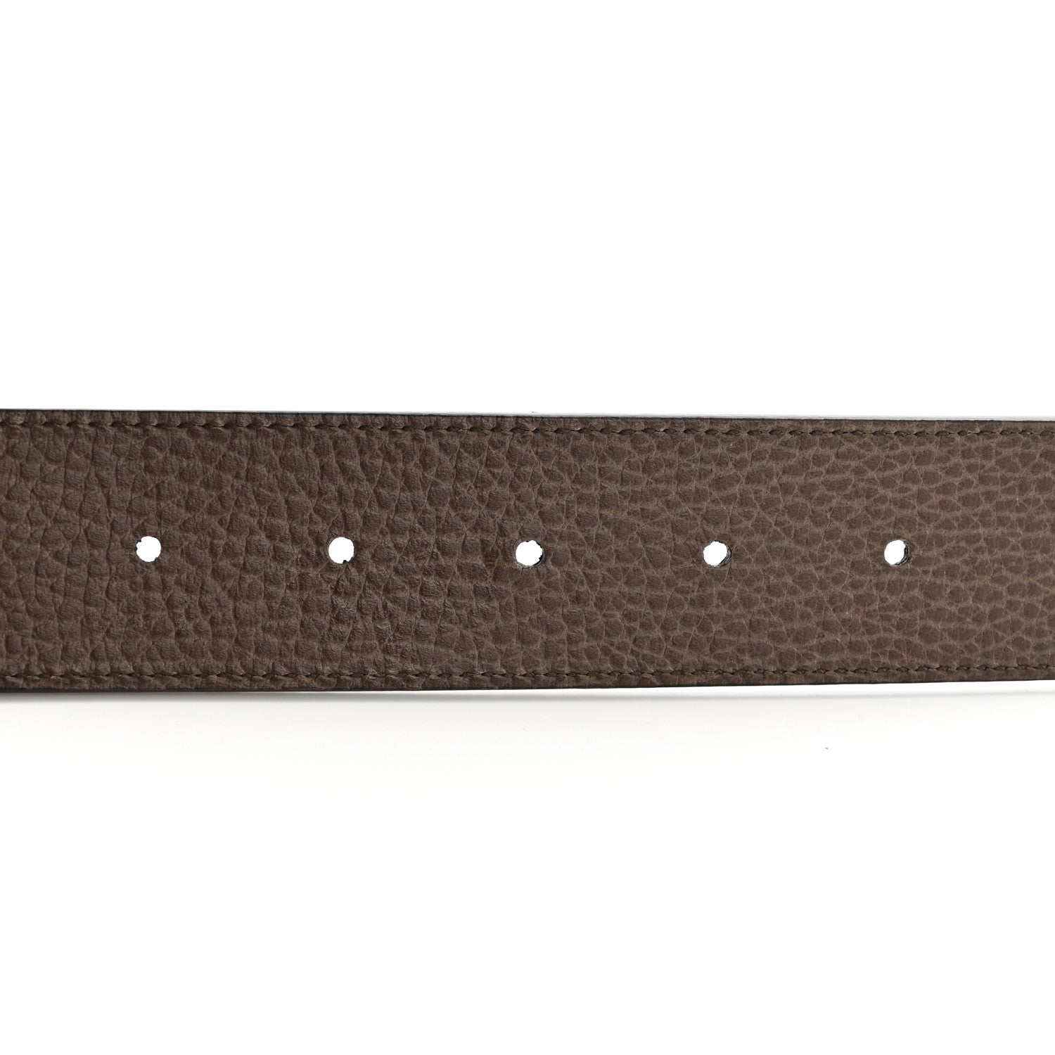 Gucci Dollar Calfskin Double G Reversible 37mm Belt 95 38 Black New Acero 4 of 6
