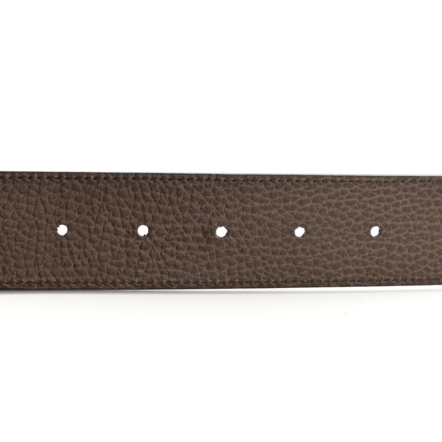 Dollar Calfskin Double G Reversible 37mm Belt 95 38 Black New Acero