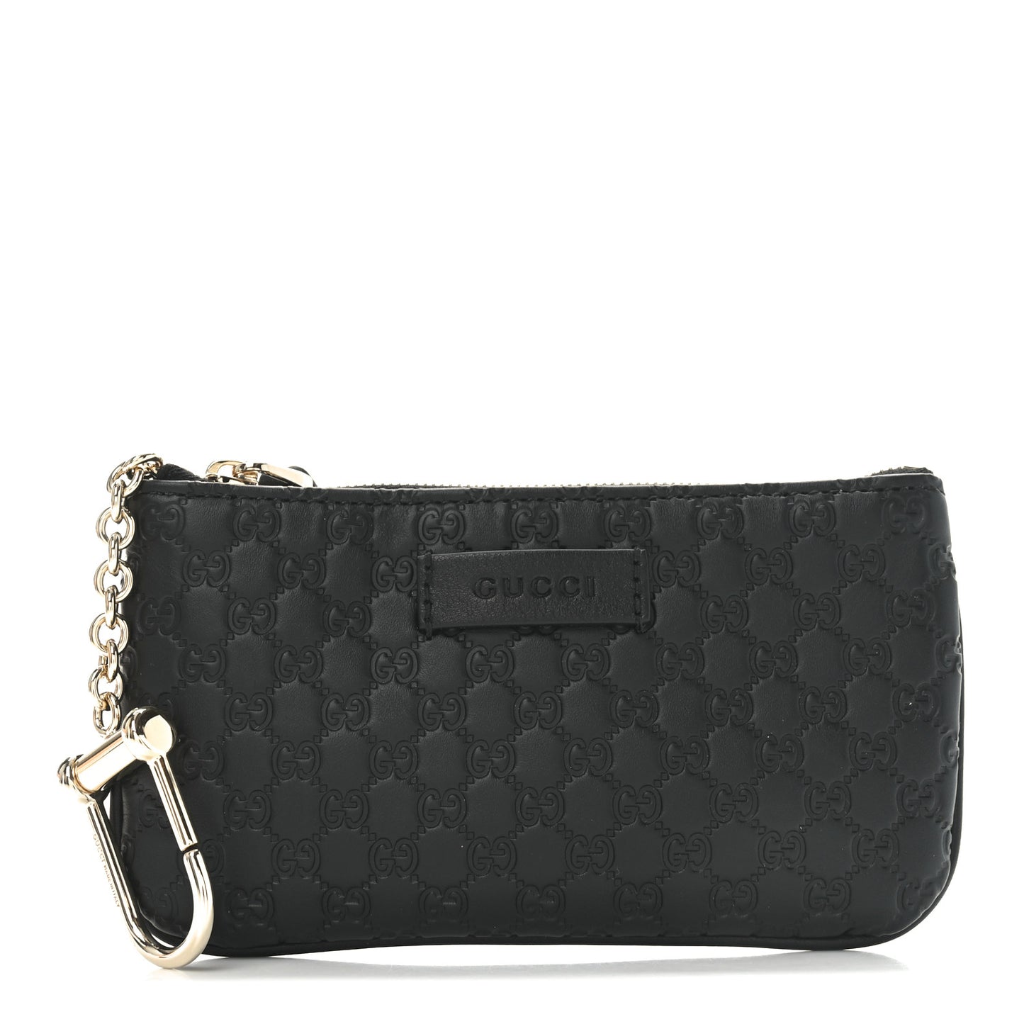 Microguccissima Key Ring Coin Case Black