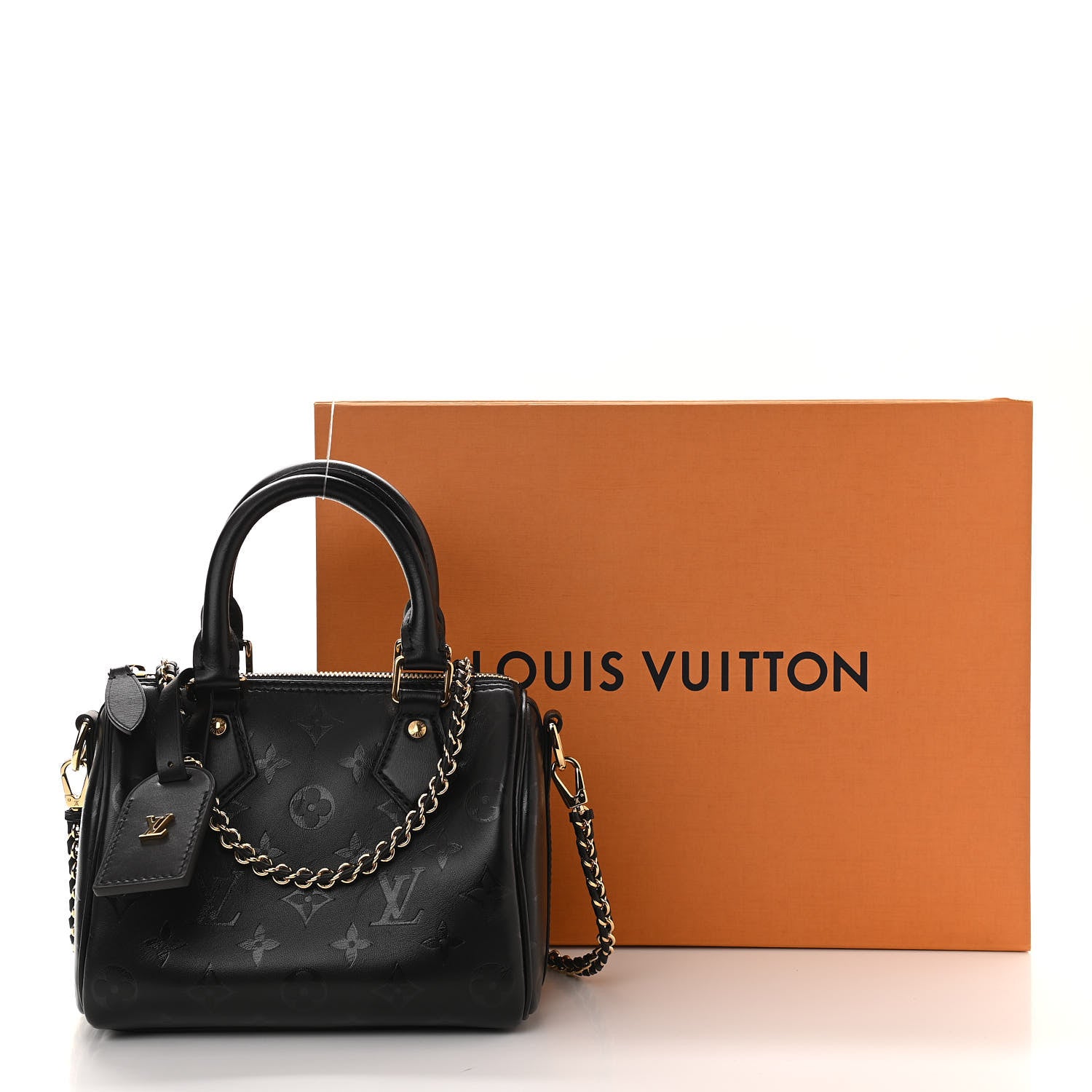 Louis Vuitton Monogram Ink Speedy BB Black 9 of 9