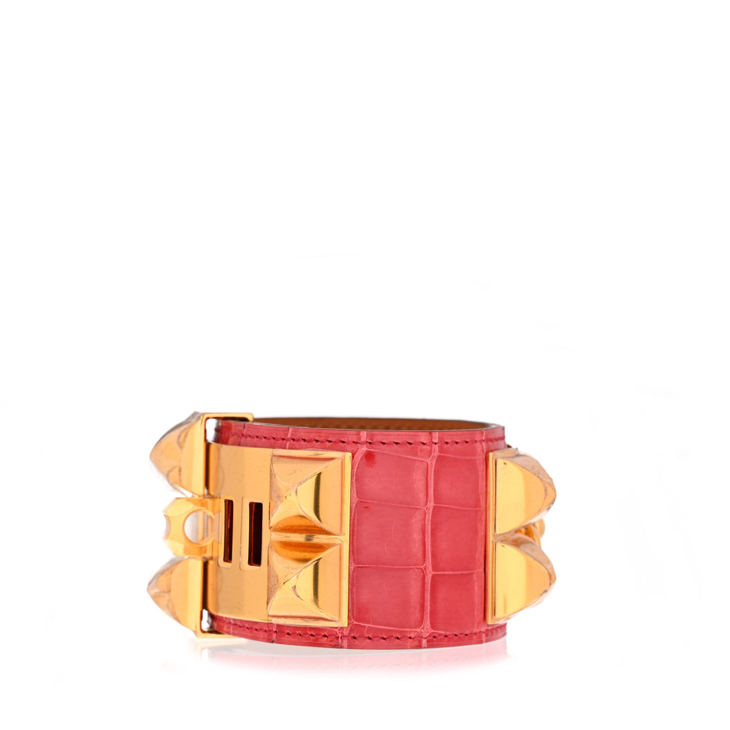 Shiny Alligator Collier De Chien CDC Bracelet S Rouge De Coeur