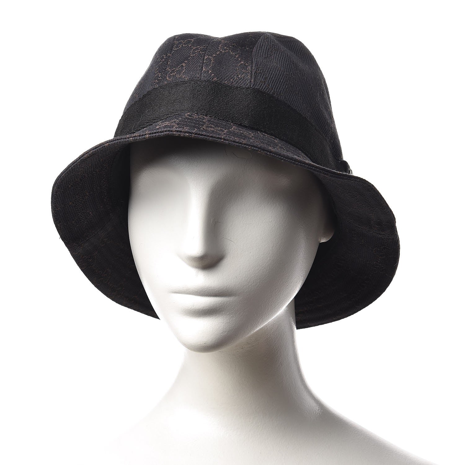 Gucci Monogram Bucket Hat Black M 2 of 8