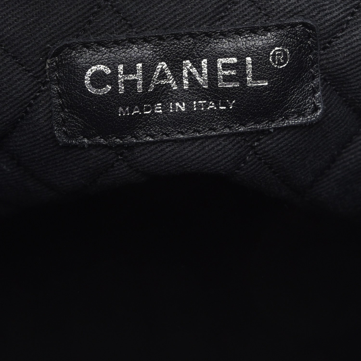 Chanel Distressed Caviar Outdoor Ligne Tote Black 6 of 9