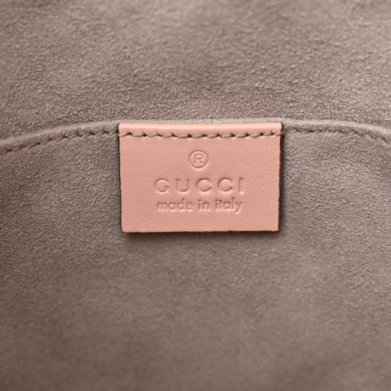 Gucci Calfskin Matelasse Sylvie Web GG Marmont Bucket Bag Perfect Pink 6 of 10