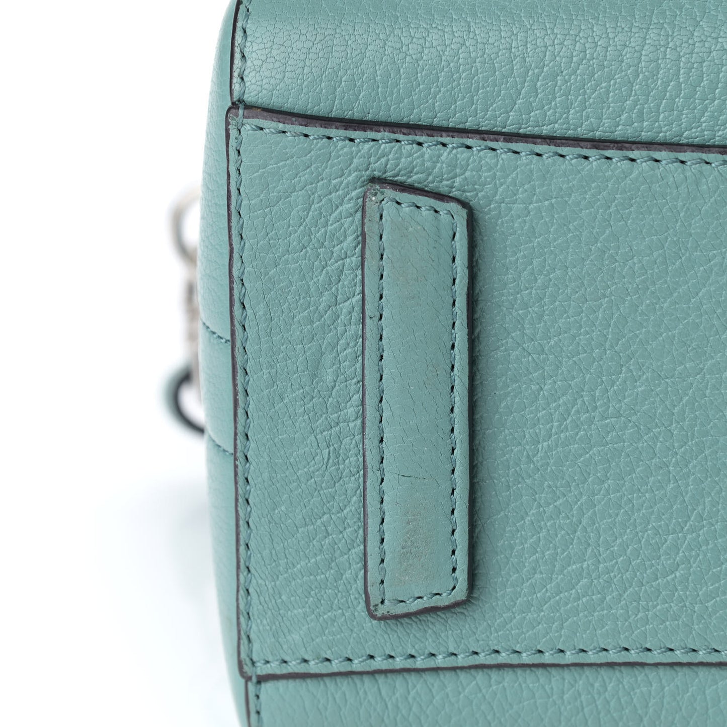 Sugar Goatskin Mini Antigona Aqua