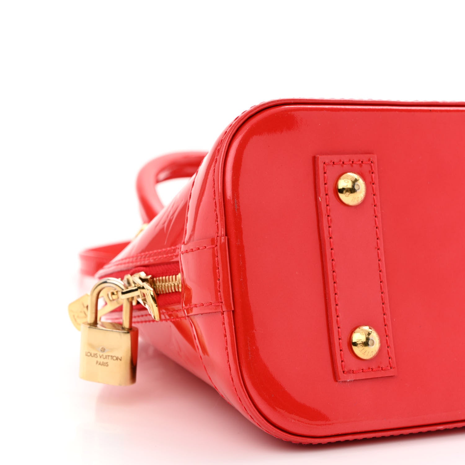 Louis Vuitton Vernis Alma BB Rouge Grenadine 7 of 10